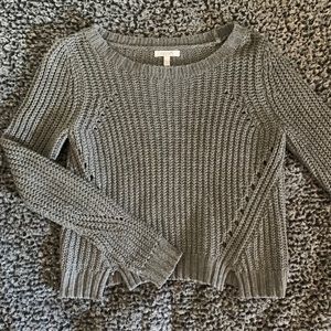dELiA*s grey knit sweater